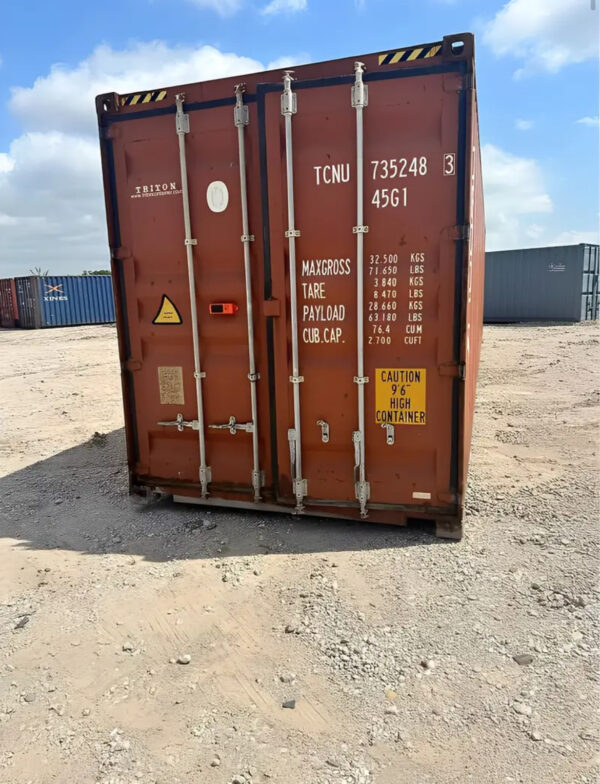 Used 40ft High Cube Shipping Container - Wind & Watertight