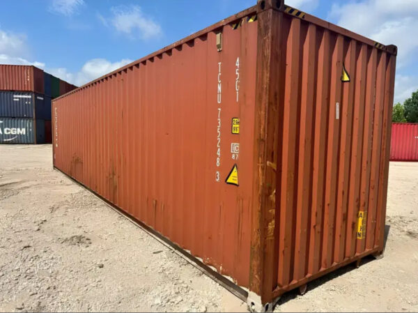 Used 40ft High Cube Shipping Container - Wind & Watertight