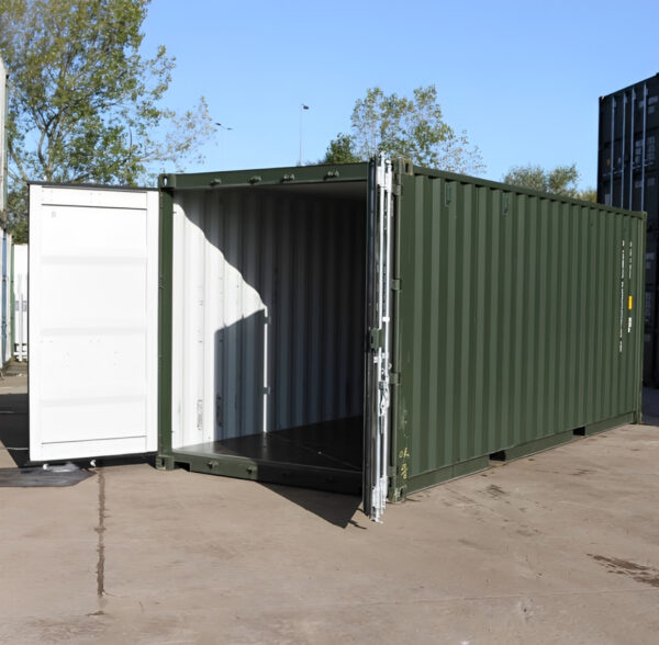 20Ft Shipping Container - Dark Green
