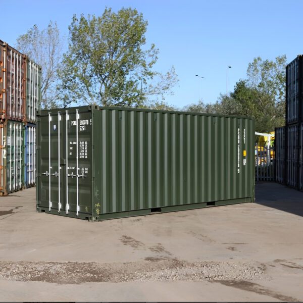20Ft Shipping Container - Dark Green