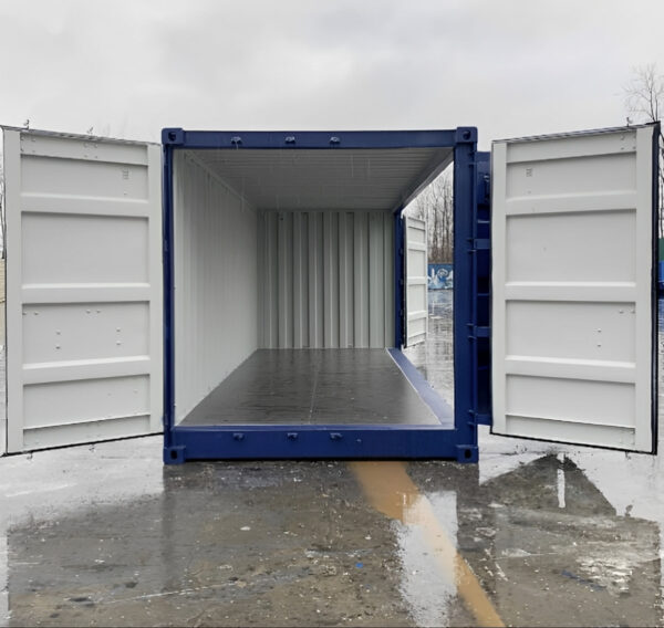 20Ft Shipping Container Open Side/ Full Side Access - Blue