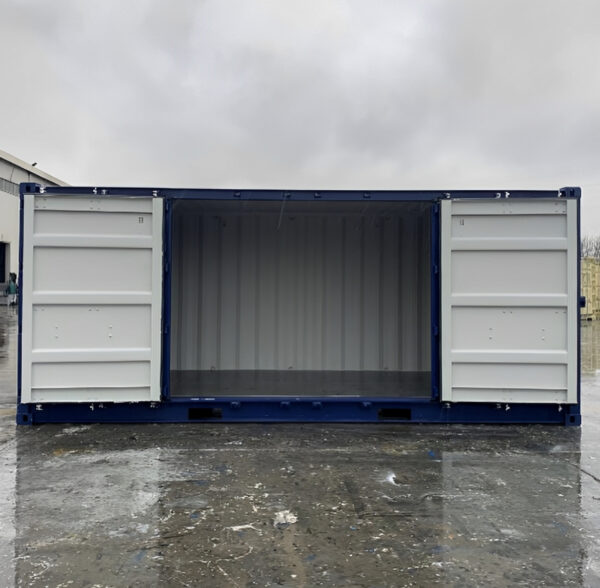 20Ft Shipping Container Open Side/ Full Side Access - Blue