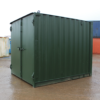 Screen Shot 2025-12-15 at 23.06.34 10ft Used Shipping Container with S1 style doors - Dark Green